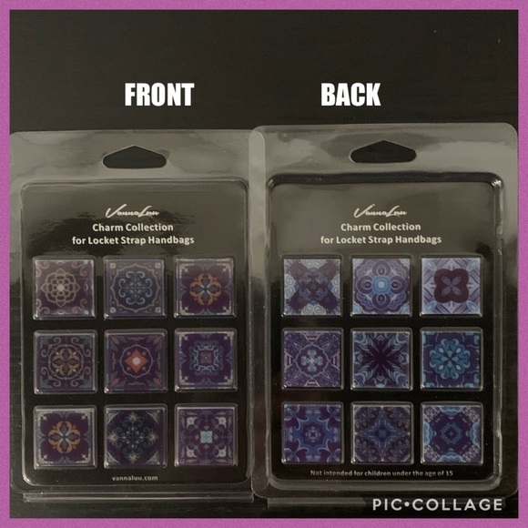 Charms set for VannaLuu handbag/purse - Picture 2 of 4
